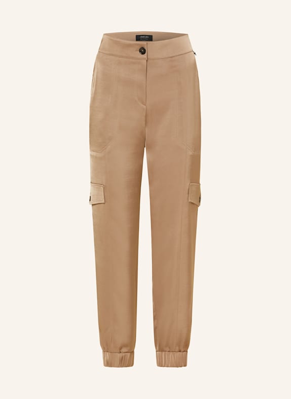 MARC CAIN Cargohose RIDDER aus Satin CAMEL