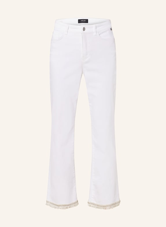 MARC CAIN Jeans FORLI mit Schmucksteinen WEISS