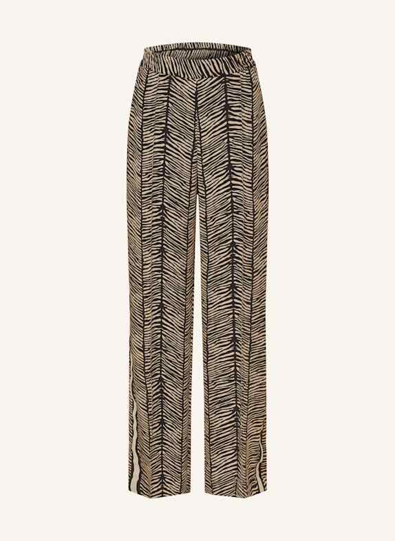 MARC CAIN Marlenehose WASHINGTON mit Galonstreifen 900 BLACK