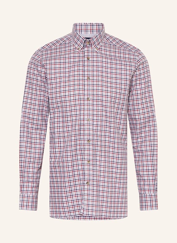 HACKETT LONDON Freizeithemd 3 COL BRUSHED GINGHAM ROT/ WEISS/ DUNKELBLAU