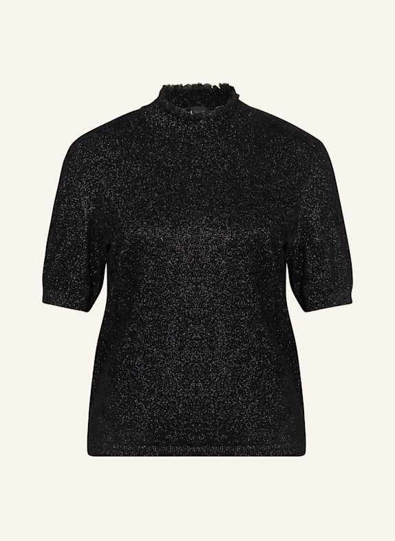 MARC CAIN Strickshirt mit Glitzergarn 900 BLACK