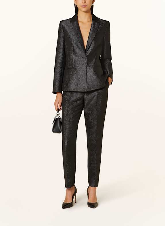 MARC CAIN Hose FRANCA mit Glitzergarn 900 BLACK