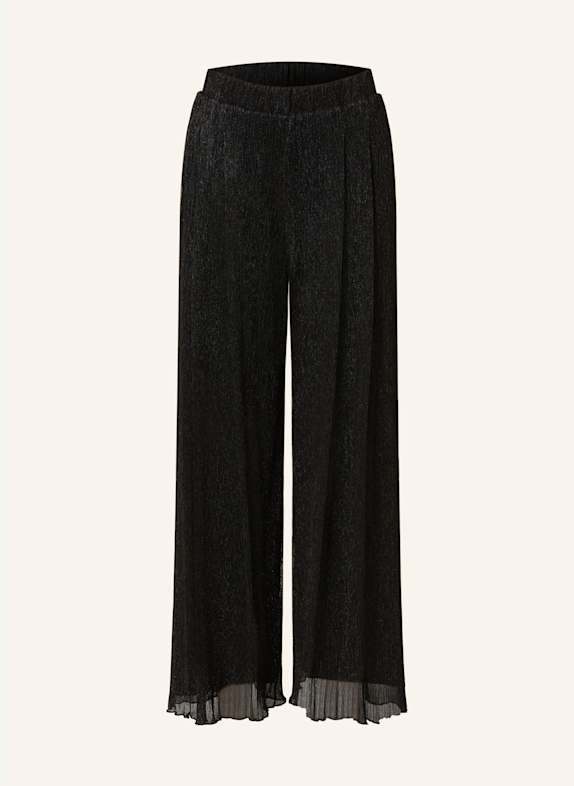 MARC CAIN Marlenehose mit Glitzergarn 900 BLACK
