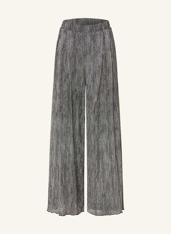 MARC CAIN Marlenehose mit Glitzergarn 800 silver