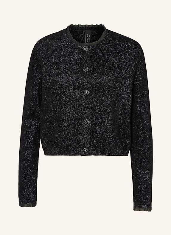 MARC CAIN Strickjacke mit Glitzergarn 900 BLACK