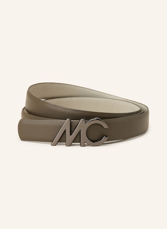 MARC CAIN Ledergürtel zum Wenden 581 sage powder