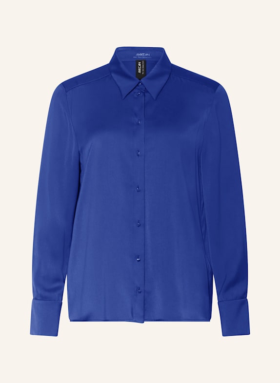 MARC CAIN Hemdbluse aus Satin 368 deep royal blue