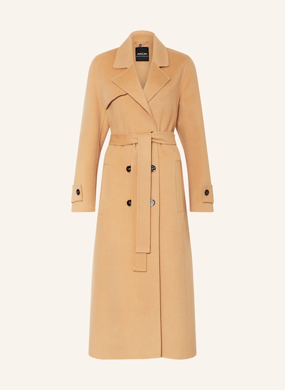MARC CAIN Wollmantel 613 soft clay brown new