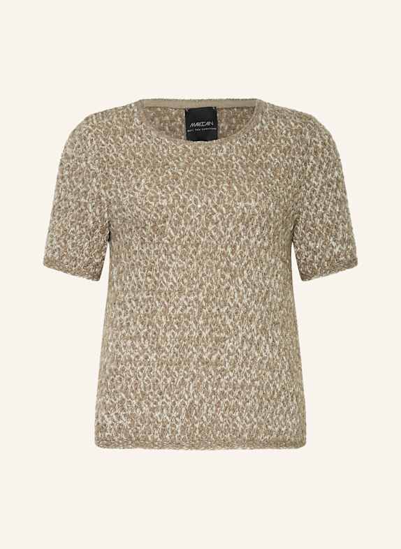 MARC CAIN Strickshirt mit Pailletten 581 sage powder