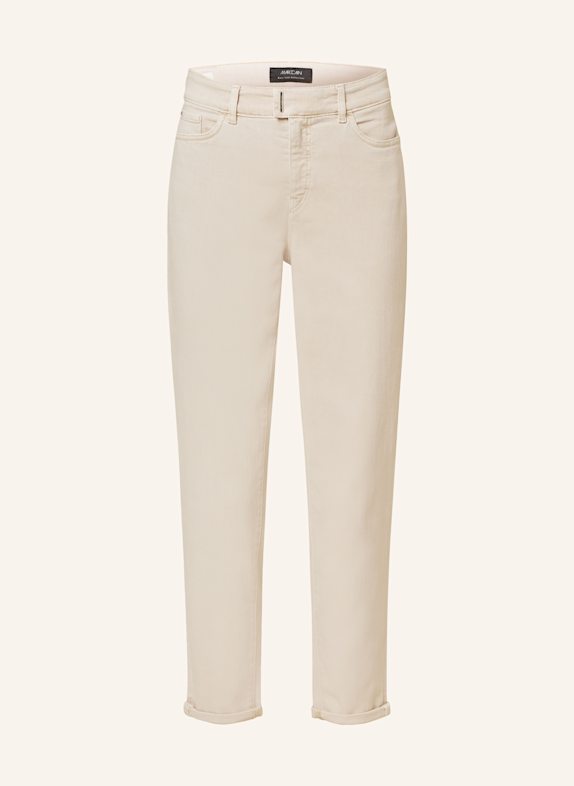 MARC CAIN RIAD straight jeans with decorative gems 127 deep pearl