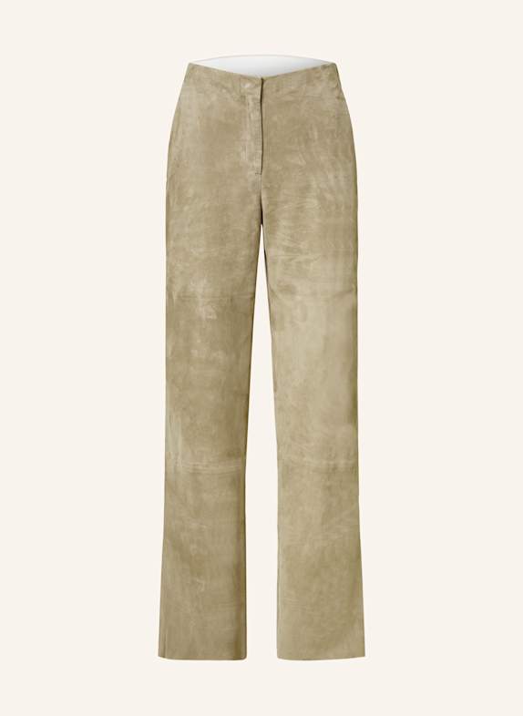 MARC CAIN Lederhose WIGAN 581 sage powder