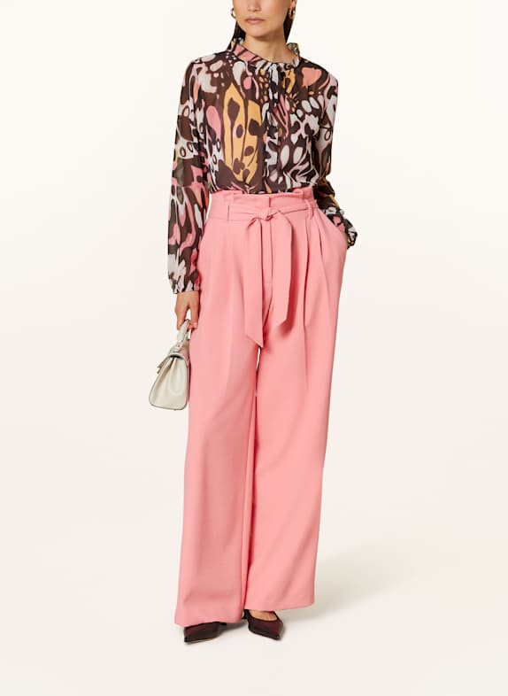 MARC CAIN Blusenshirt mit Volants 236 bright candy pink