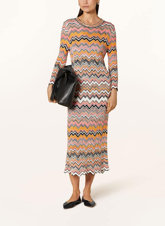 MARC CAIN Strickkleid 236 bright candy pink