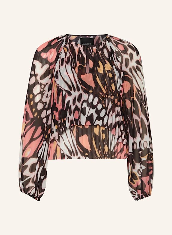 MARC CAIN Blusenshirt mit Plissees 236 bright candy pink