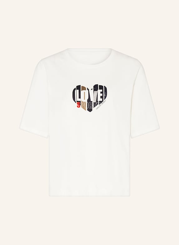 MARC CAIN T-Shirt mit Schmucksteinen 110 off