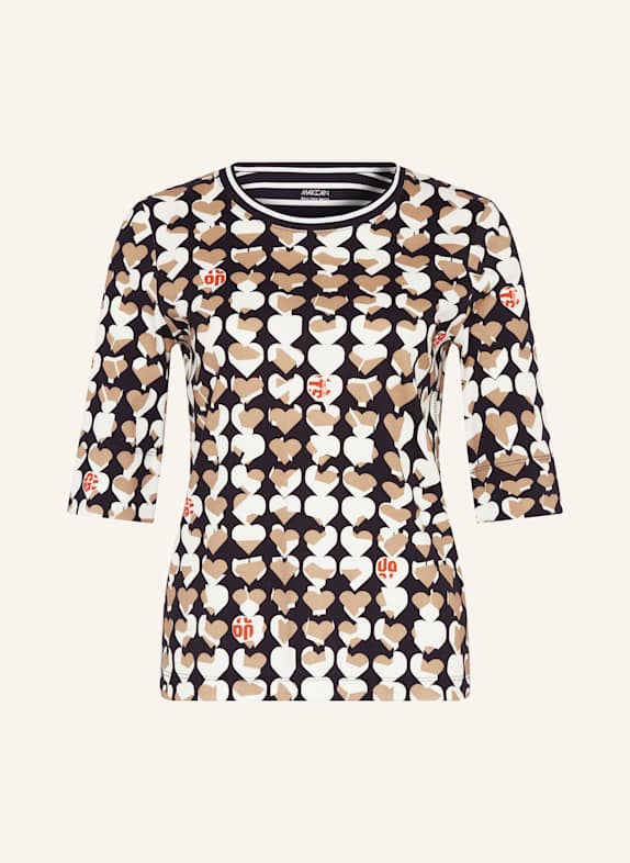 MARC CAIN Shirt mit 3/4-Arm 394 navy