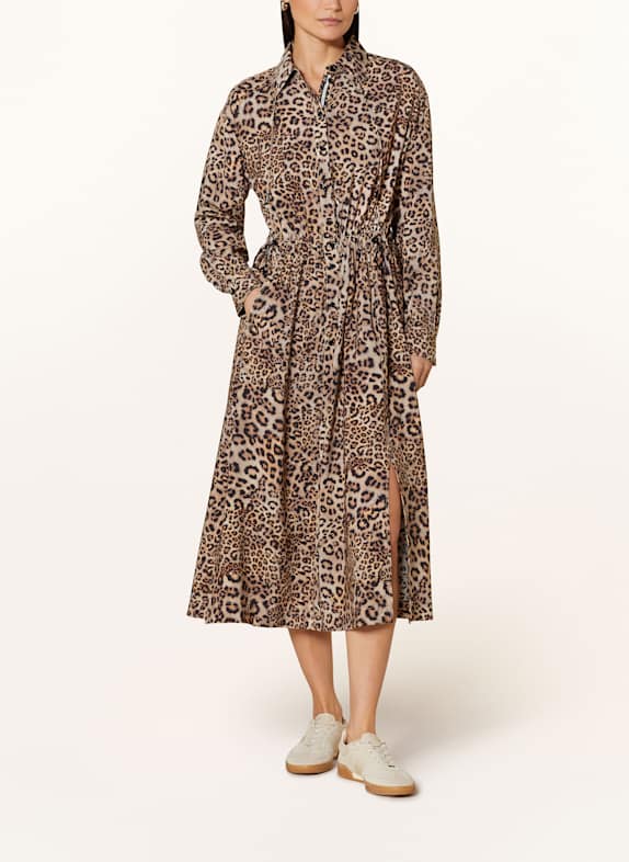 MARC CAIN Hemdblusenkleid 617 granola