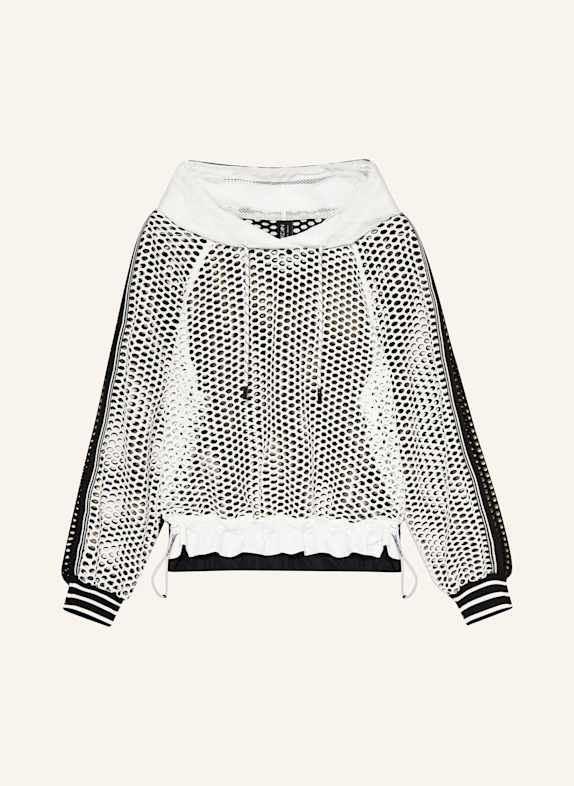 MARC CAIN Hoodie 910 black and white
