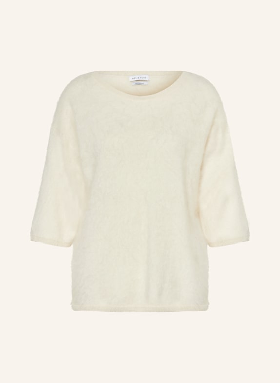MRS & HUGS Strickshirt aus Cashmere ECRU
