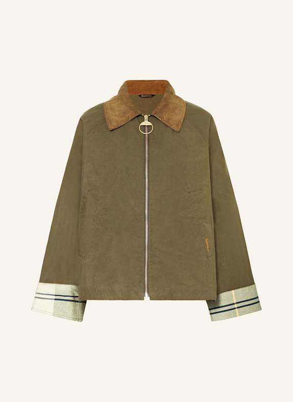 Barbour Jacke CATLIN OLIV/ HELLBRAUN