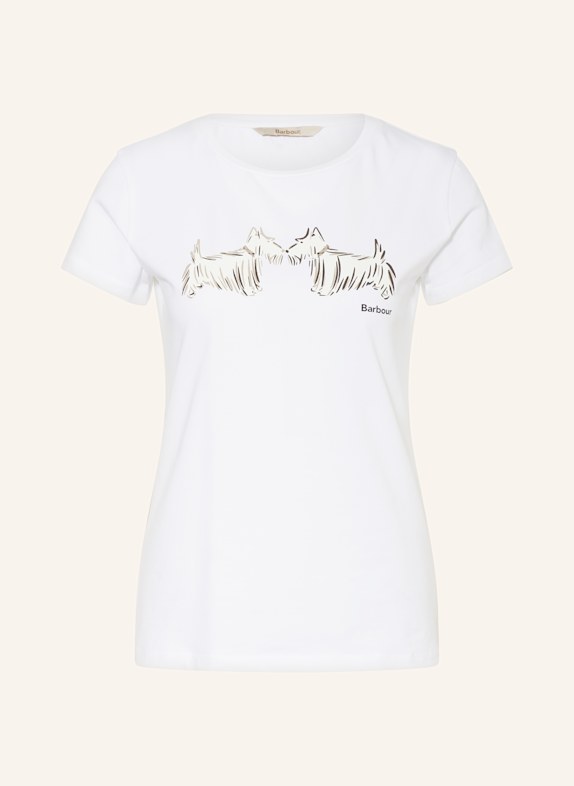 Barbour T-Shirt HIGHLANDS WEISS