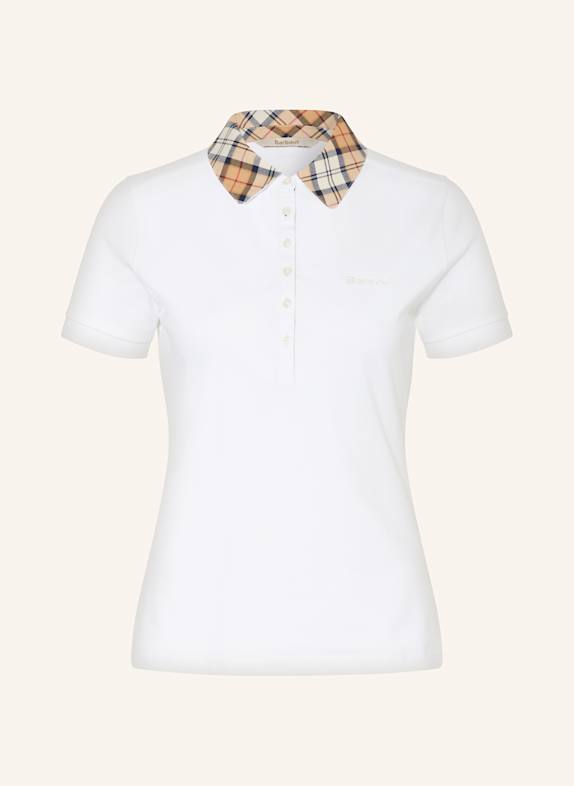 Barbour Piqué-Poloshirt MALVERN WEISS