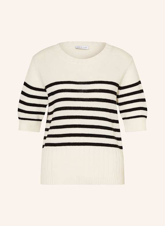 MRS & HUGS Strickshirt ECRU/ SCHWARZ