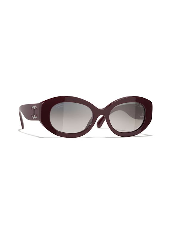 CHANEL Okrągłe okulary przeciwsłoneczne 1461M3 – FIOLETOWY / SZARY GRADIENT POLARYZOWANY