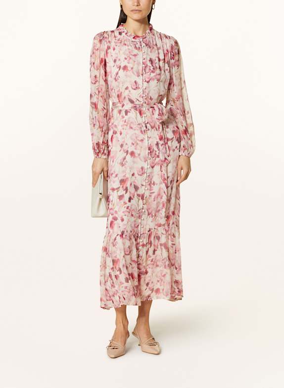 MRS & HUGS Dress with frills LIGHT PINK/ PINK