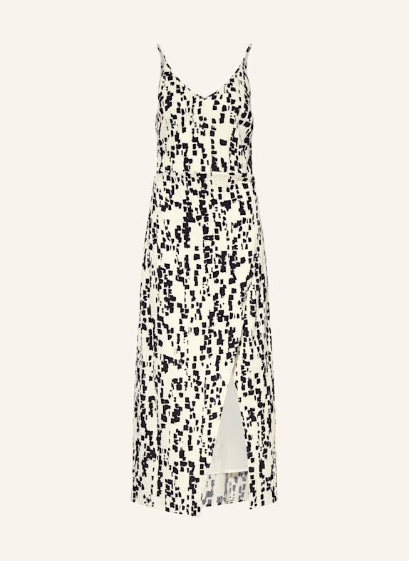 CLOSED Wickelkleid ECRU/ SCHWARZ