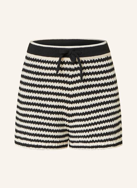 CLOSED Strickshorts SCHWARZ/ WEISS