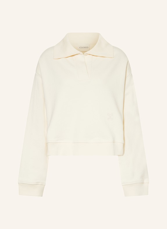 CLOSED Sweat-Poloshirt WEISS
