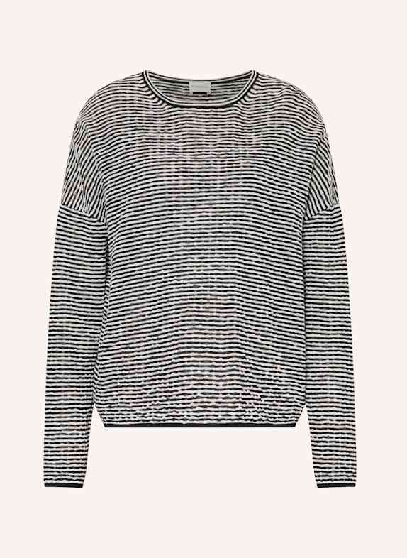 CLOSED Longsleeve SCHWARZ/ WEISS