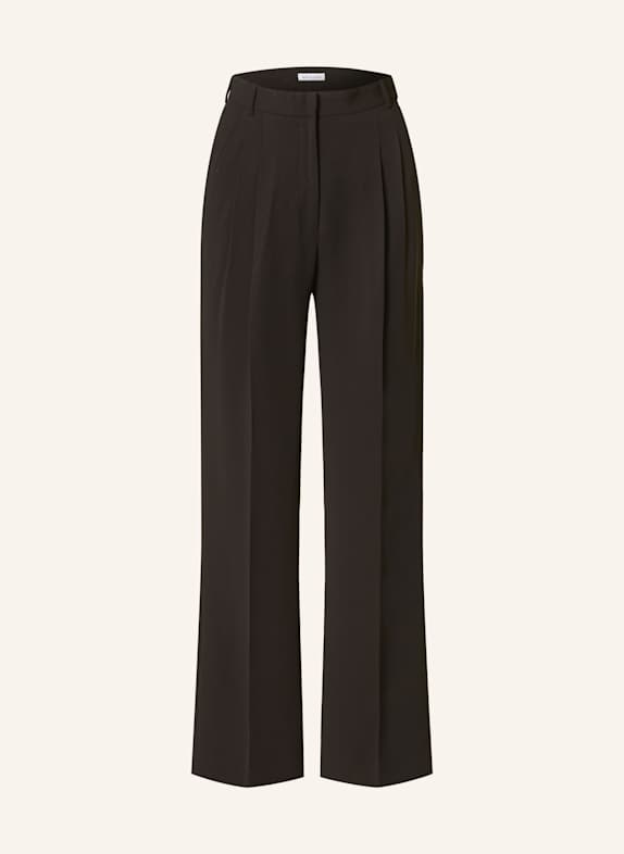 MRS & HUGS Wide leg trousers BLACK