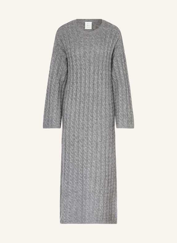 ALMADA LABEL Strickkleid NOMA aus Merinowolle mit Cashmere GRAU