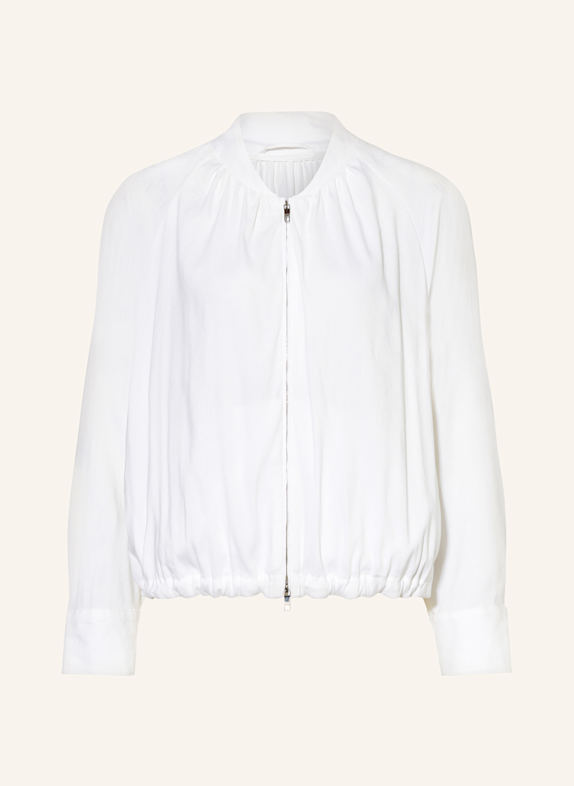 BOSS Blouson JALPES mit Leinen WEISS