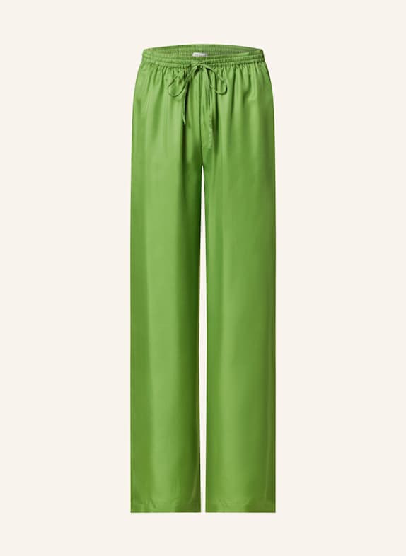 MRS & HUGS Silk pants GREEN