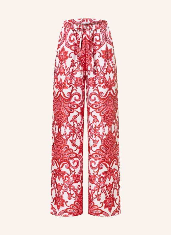 MRS & HUGS Silk pants WHITE/ FUCHSIA/ PINK