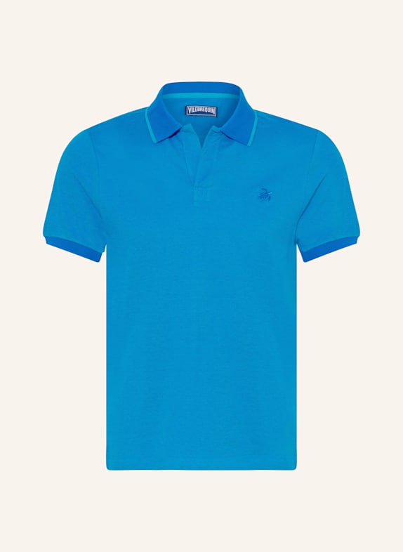VILEBREQUIN Piqué polo shirt PALATIN BLUE