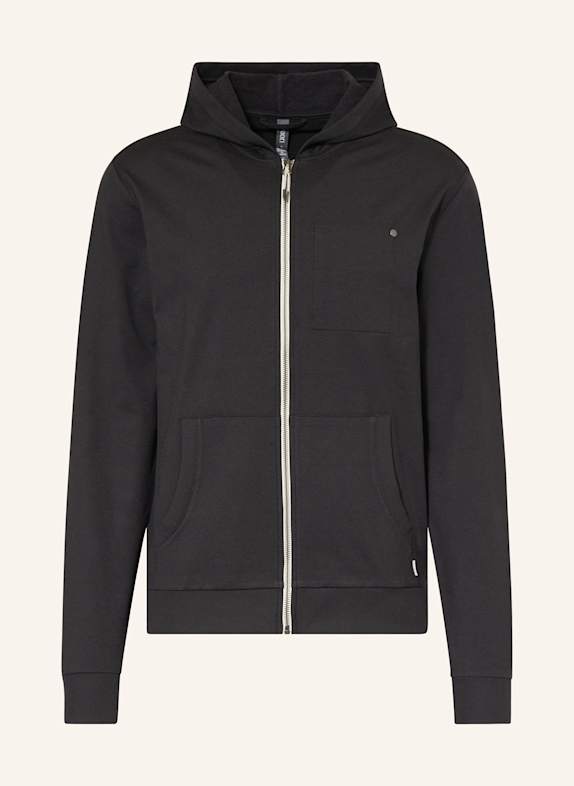 vuori CORONADE sweat jacket BLACK
