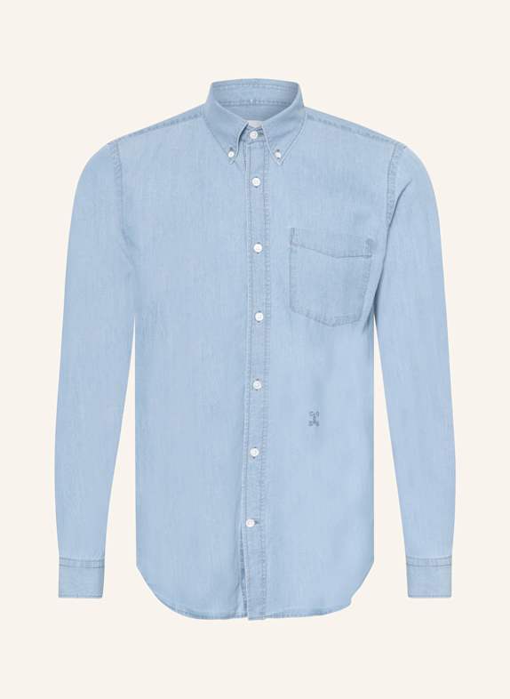 CLOSED Hemd Comfort Fit in Jeansoptik HELLBLAU