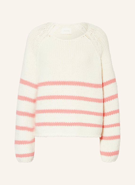 Juvia Pullover DORA ECRU/ LACHS