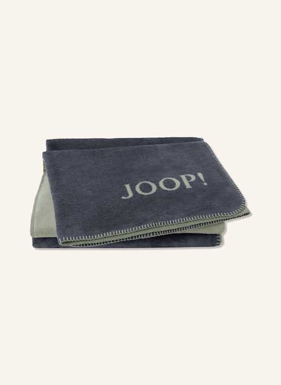 JOOP! Plaid DUNKELBLAU/ OLIV