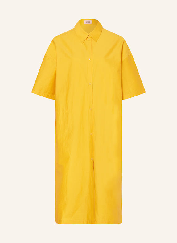 DRYKORN Hemdblusenkleid RINI GELB