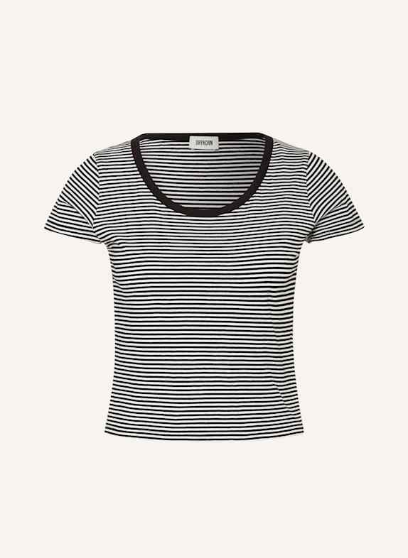 DRYKORN T-Shirt KIMSI SCHWARZ/ WEISS