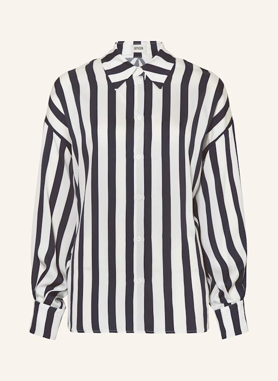DRYKORN Shirt blouse LYNDARA DARK BLUE/ WHITE