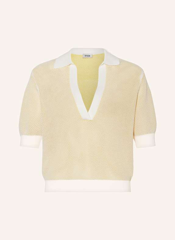 DRYKORN Strick-Poloshirt DYLAI GELB