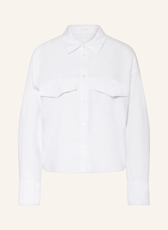OPUS Cropped-Hemdbluse FINSI WEISS