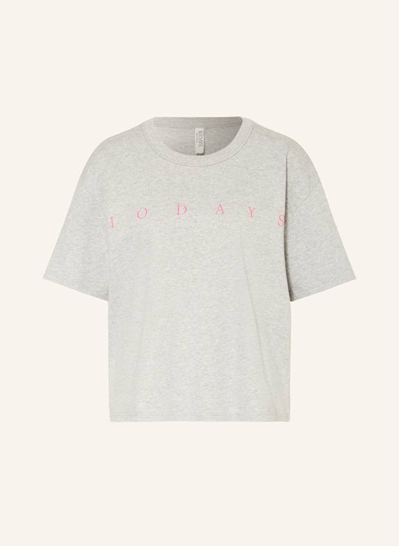 10DAYS Oversized-Shirt HELLGRAU