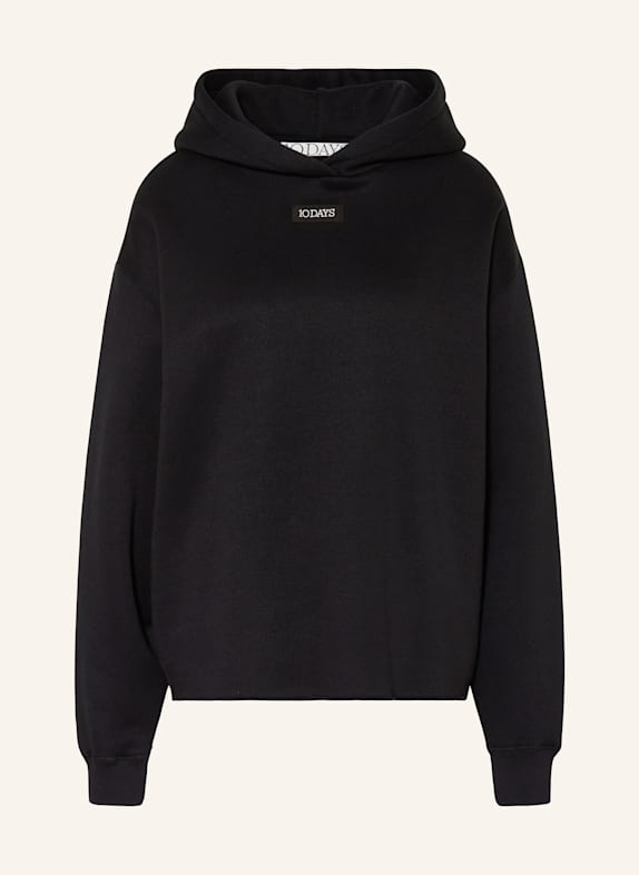 10DAYS Oversized-Hoodie SCHWARZ